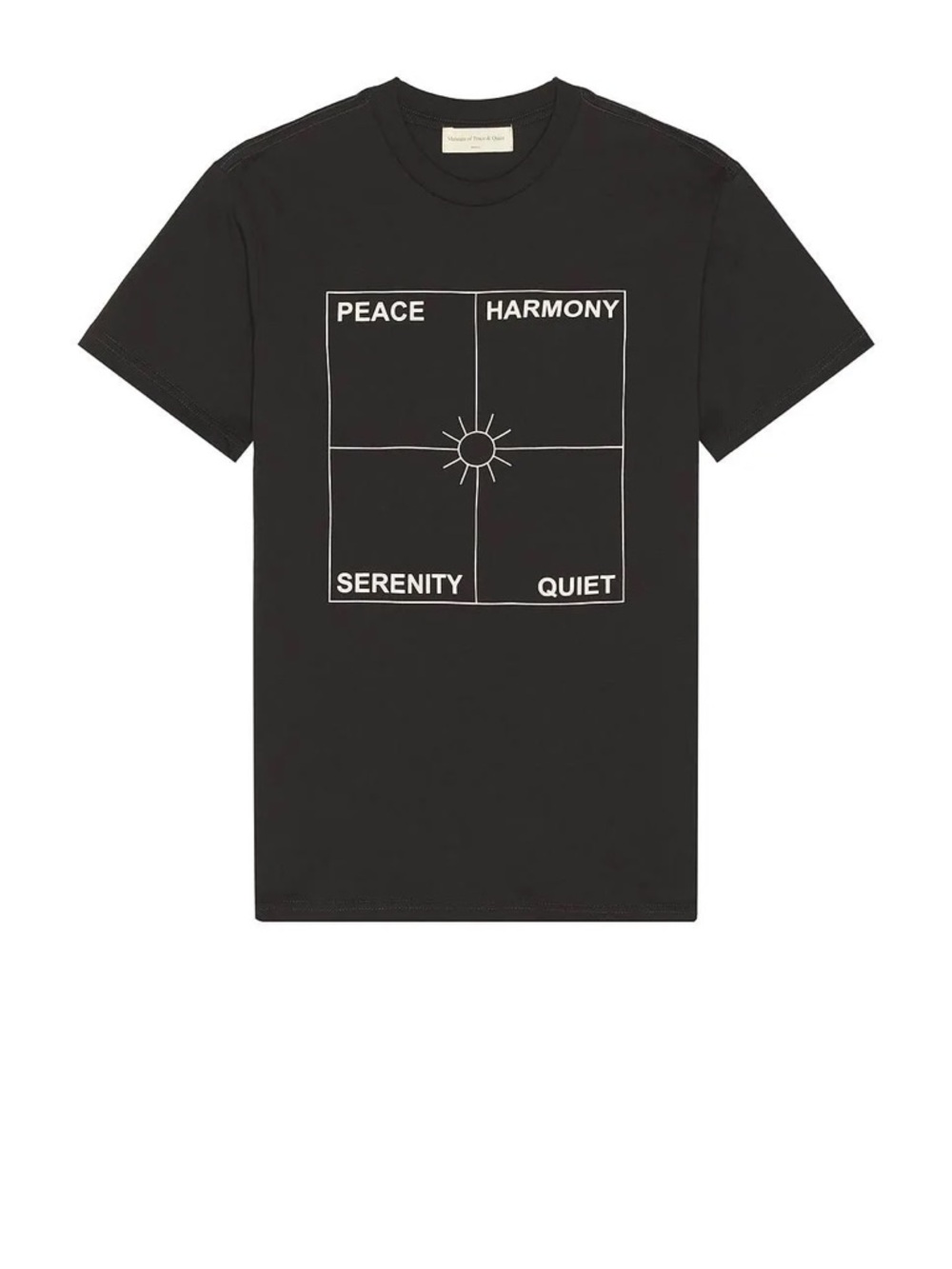 Museum of Peace & Quiet Four Corners T-Shirt Black Size Medium